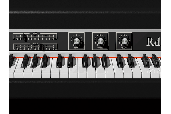 A photo of the electric piano