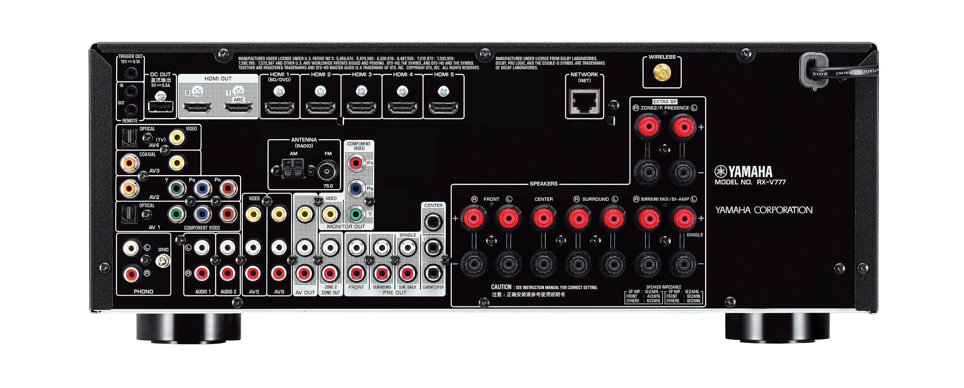 RXV777 Overview AV Receivers Audio & Visual Products Yamaha