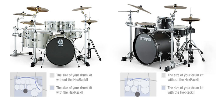 Hexrack II - Overview - Hardware - Products - Drums - Yamaha