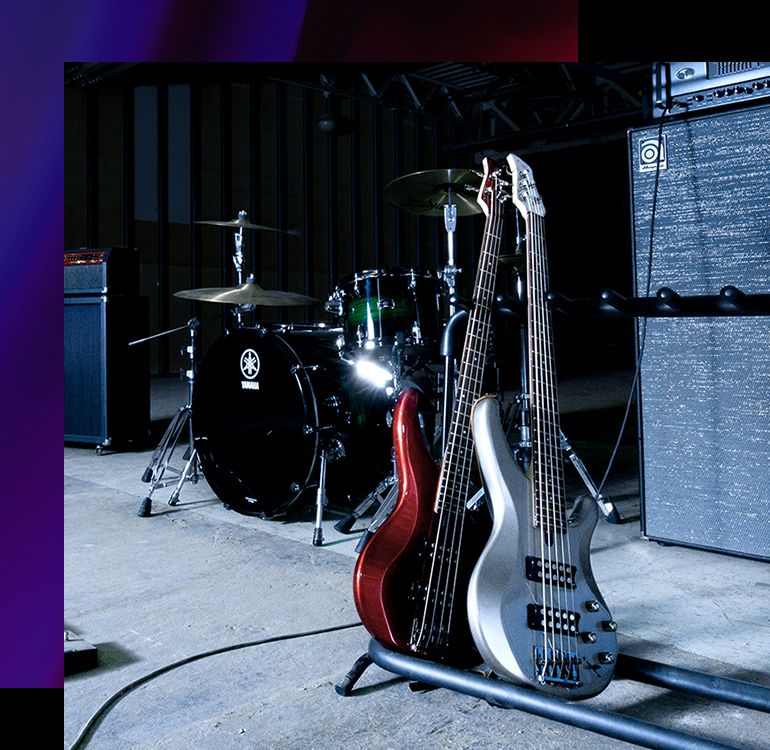 Yamaha bass Red ebony 指板