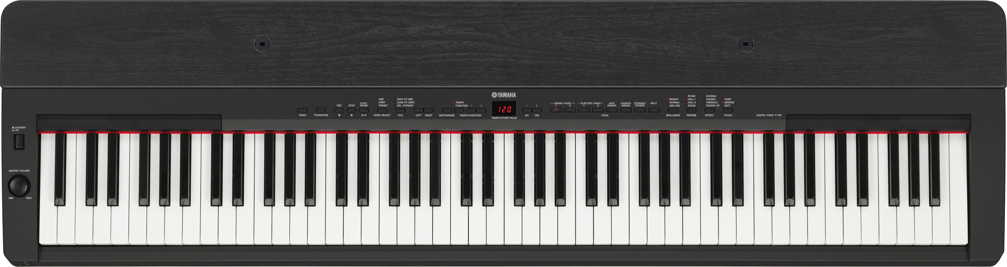P-155 - Overview - P Series - Pianos - Musical Instruments 