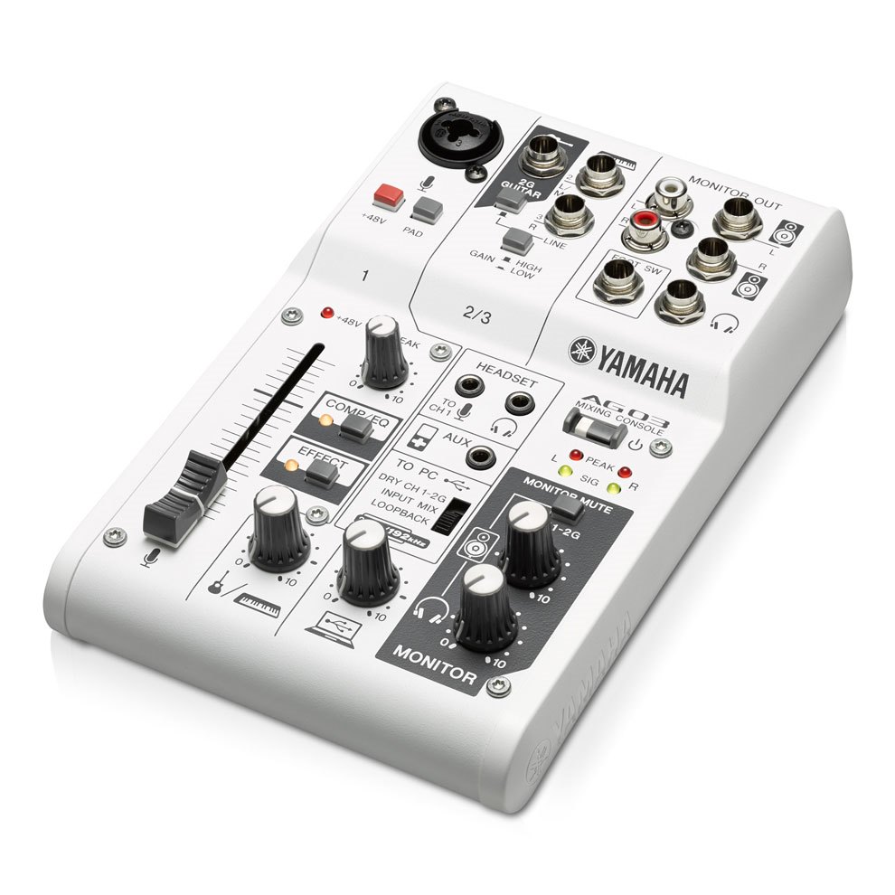 AG06 / AG03 - Overview - Interfaces - Synthesizers & Stage