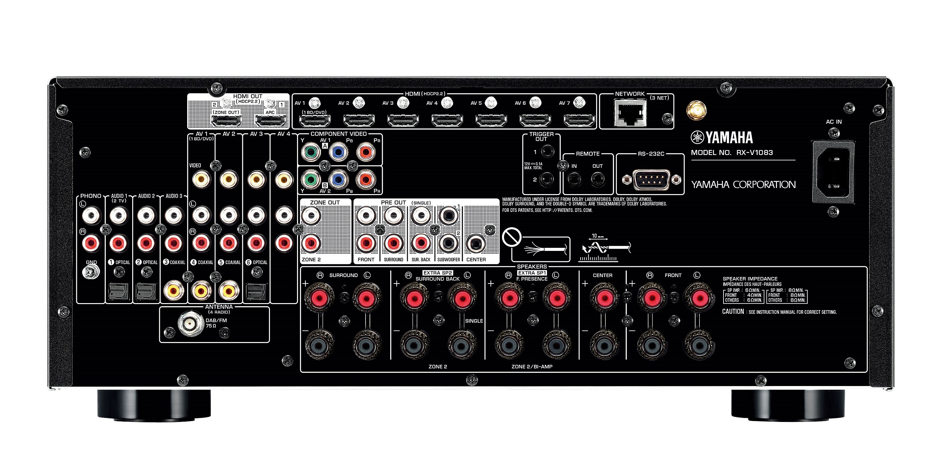 RXV1083 Overview AV Receivers Audio & Visual Products Yamaha
