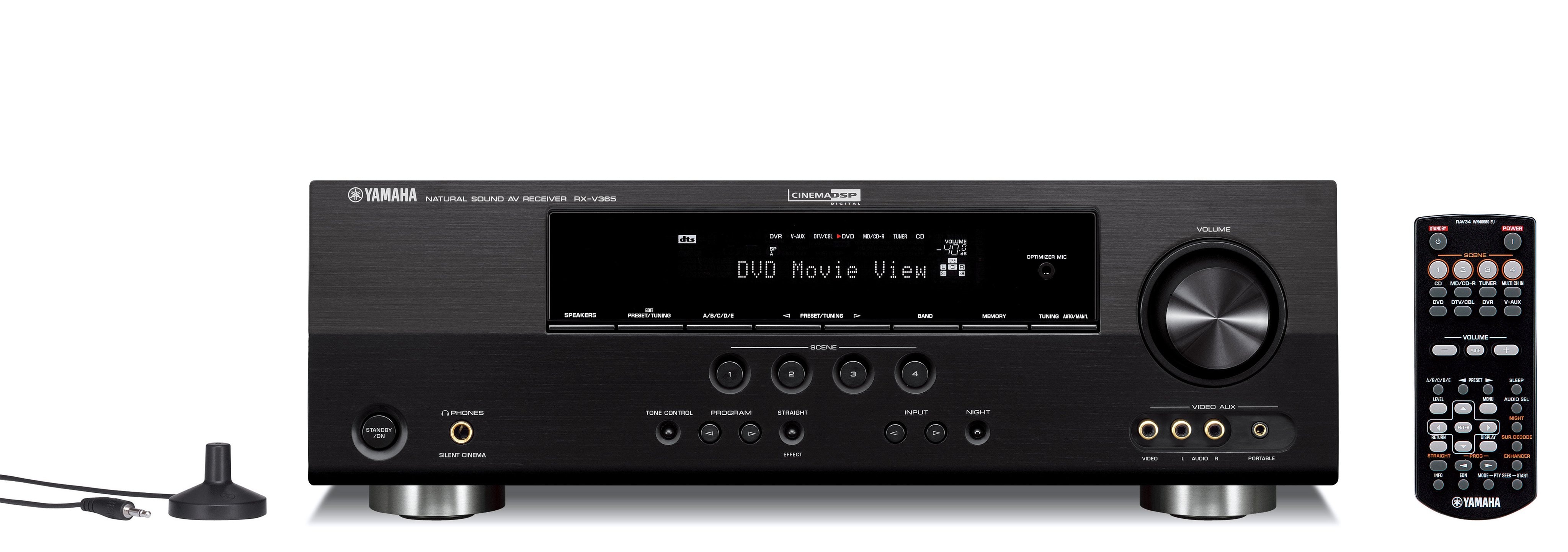 Rx V365 Overview Av Receivers Audio Visual Products Yamaha Canada English