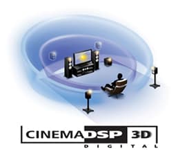 CINEMA DSP 3D for amazingly realistic surround sound