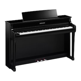 Diagonal side view of the Yamaha Clavinova CLP-845PE