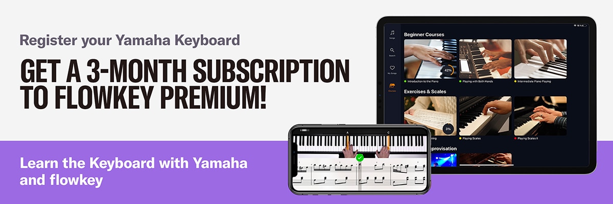 Digital Keyboard flowkey campaign banner