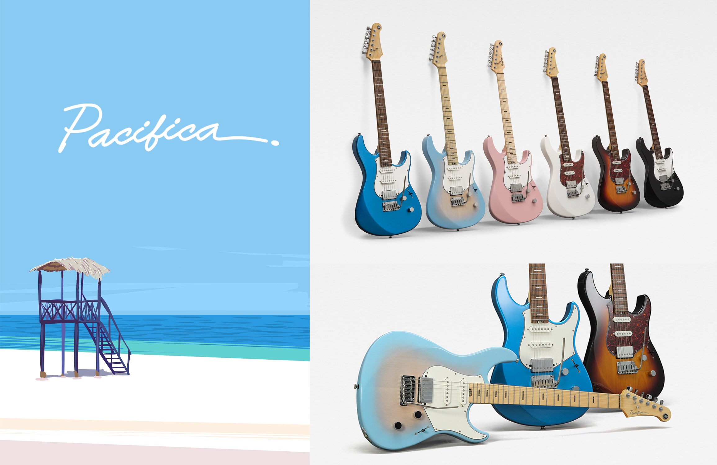 Pacifica - Lineup - Electric Guitars - Products - Guitars, Basses