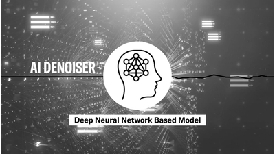 Illustration representing the concept of AI Denoiser