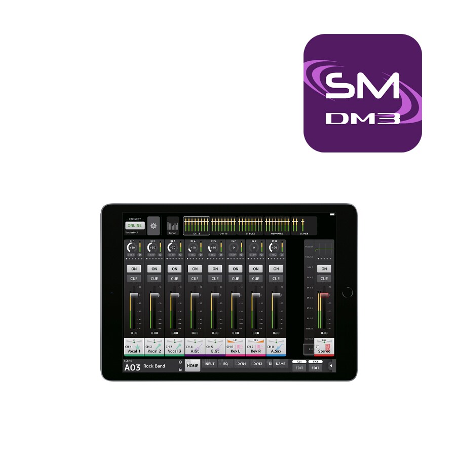 DM3 StageMix - Overview - Software & Apps - Products - Audio