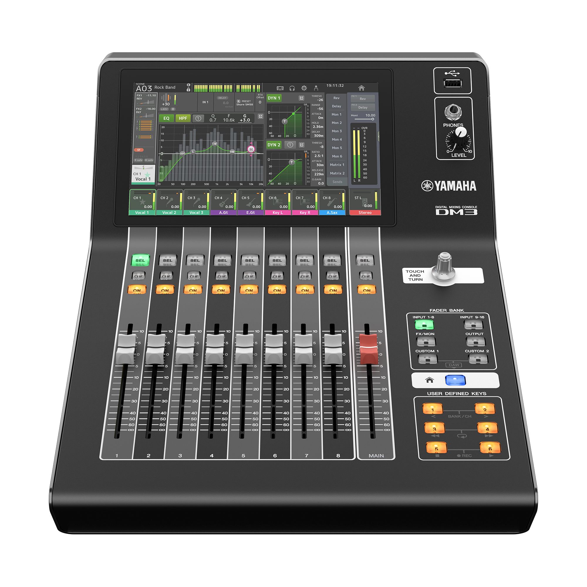 AG06 / AG03 - Overview - Interfaces - Synthesizers & Stage