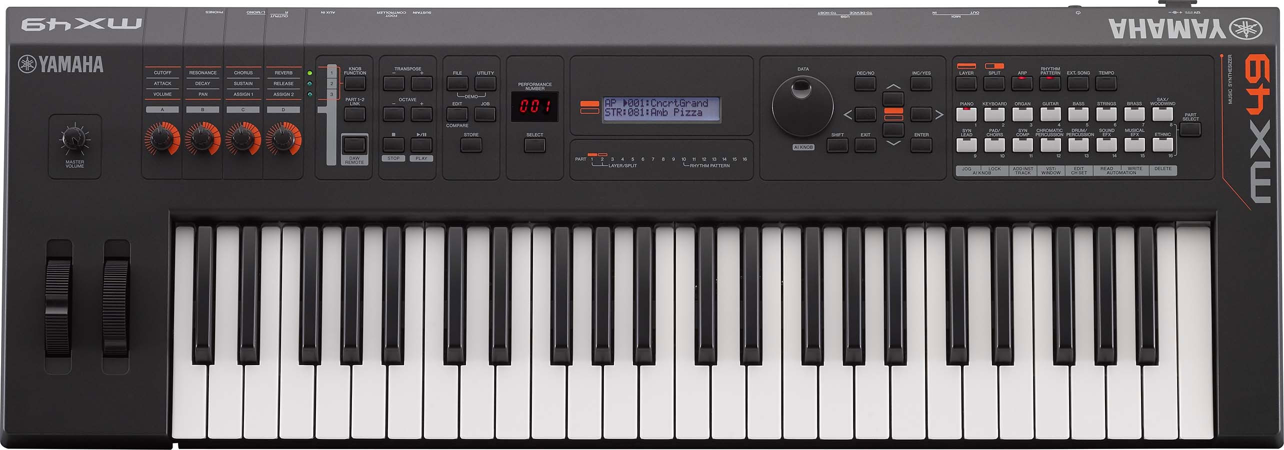 MX BK - Overview - Synthesizers - Products - Keyboard Instruments