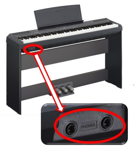 Digital Piano Where should I connect my headphone to the piano