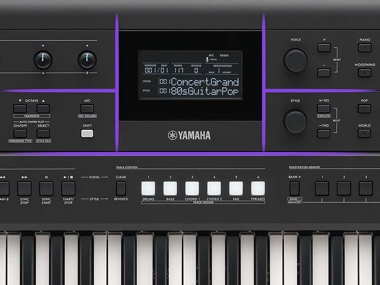 PSR-E583 - Overview - Portable Keyboards - Products - Keyboard