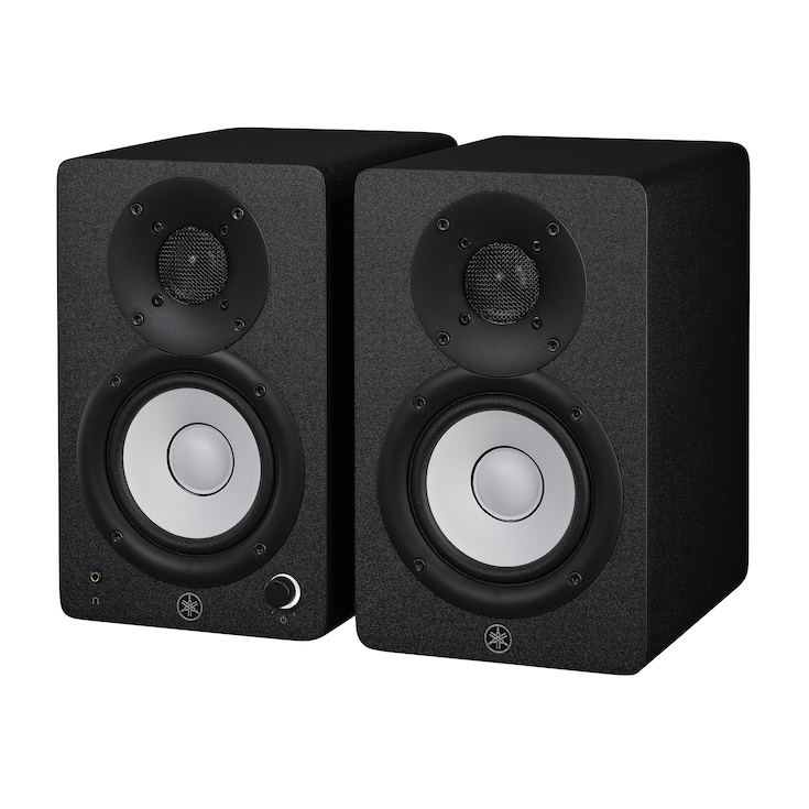 Yamaha Powered Studio Monitors HS4 black angle