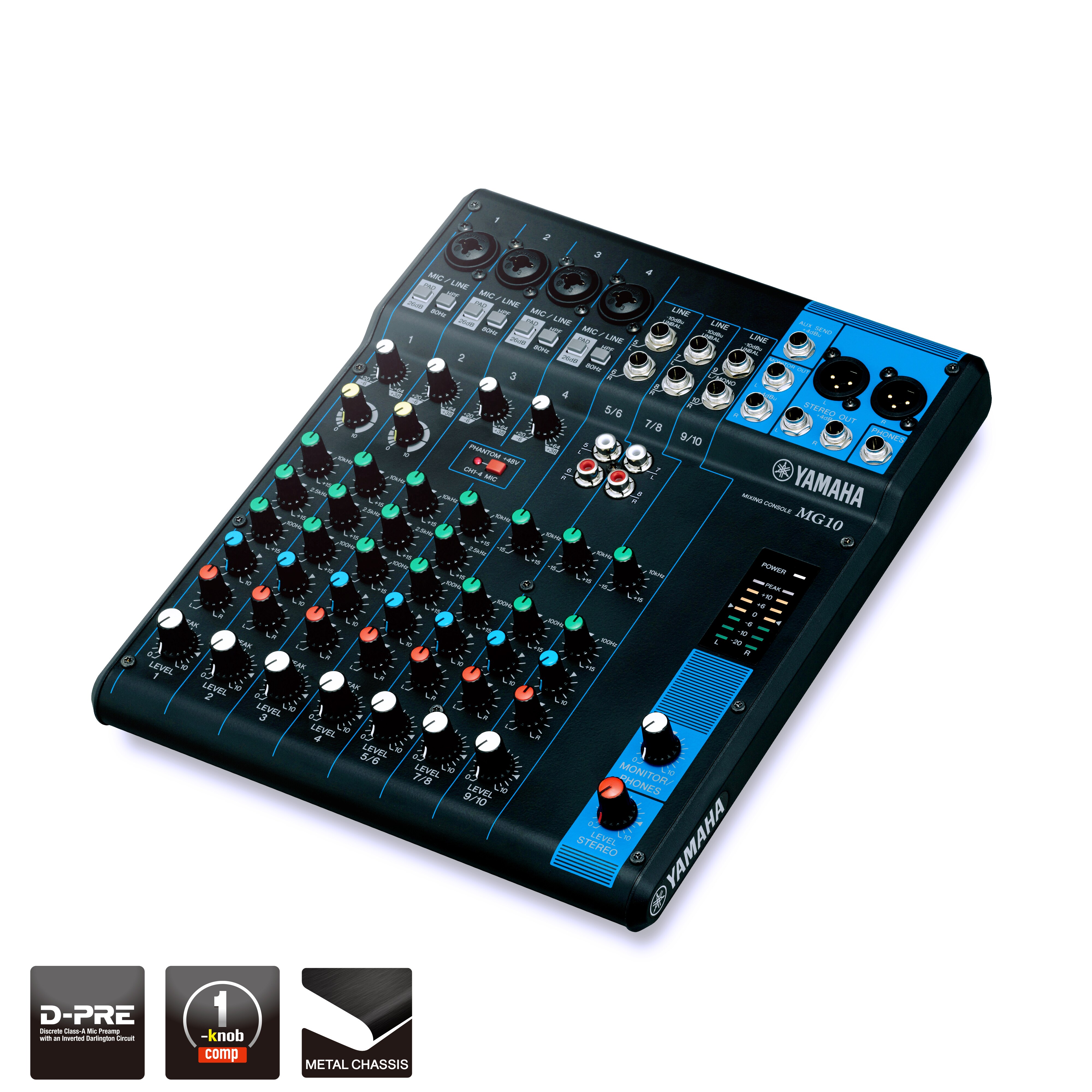 MG Series - Overview - Mixers - Products - Portable PA - Yamaha