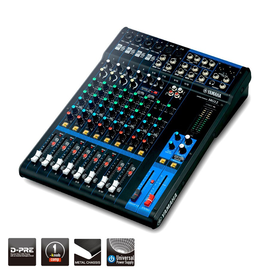 MG Series - Overview - Mixers - Products - Portable PA - Yamaha
