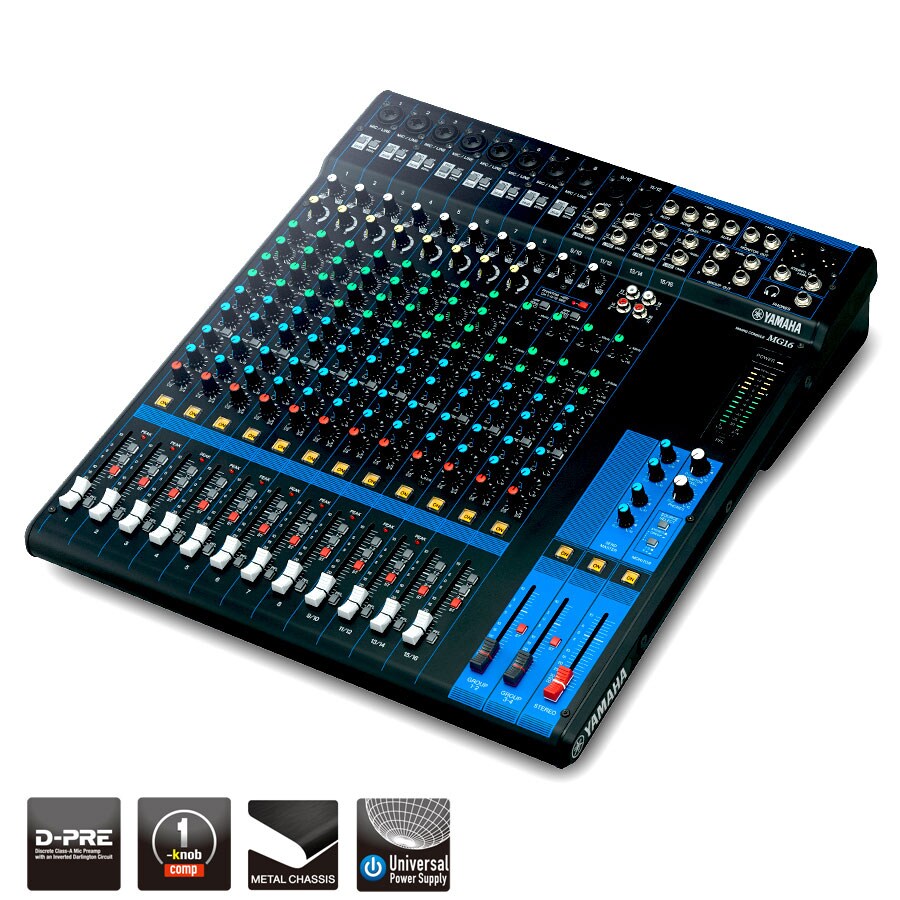 MG Series - Overview - Mixers - Products - Portable PA - Yamaha
