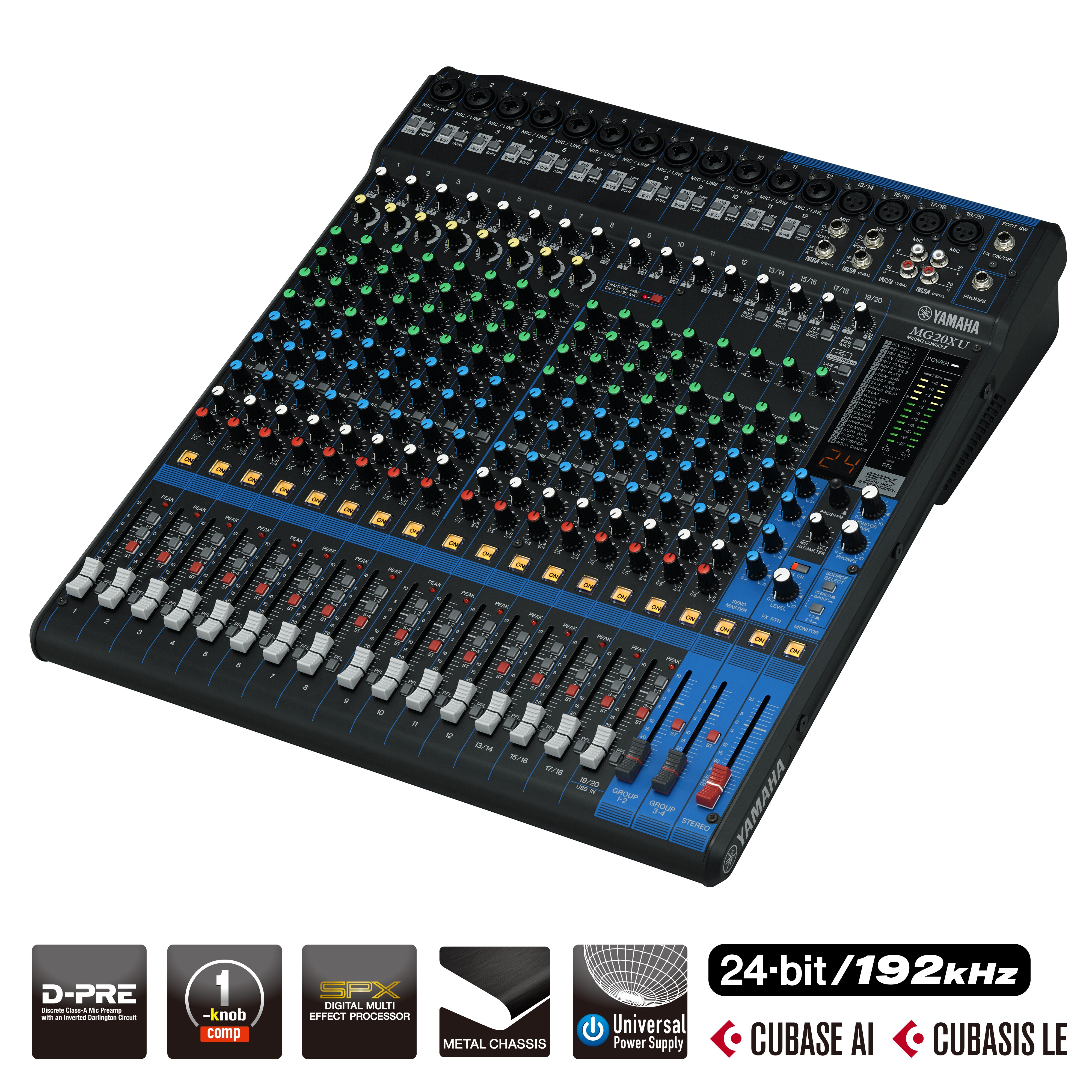 MG Series - Overview - Mixers - Products - Portable PA - Yamaha