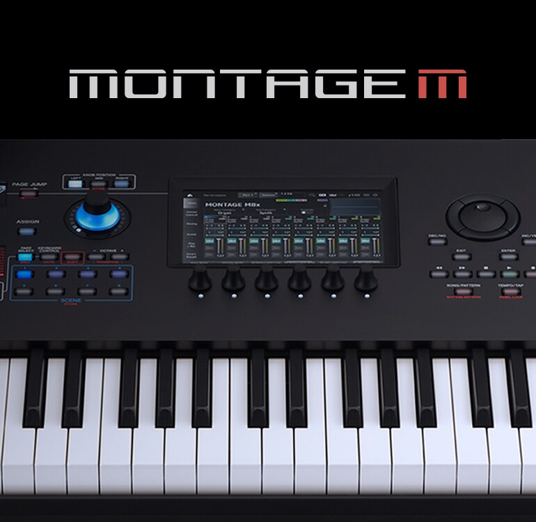 MONTAGE M - Overview - Synthesizers - Products - Keyboard