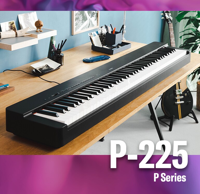 P-225 - Overview - P Series - Pianos - Musical Instruments 