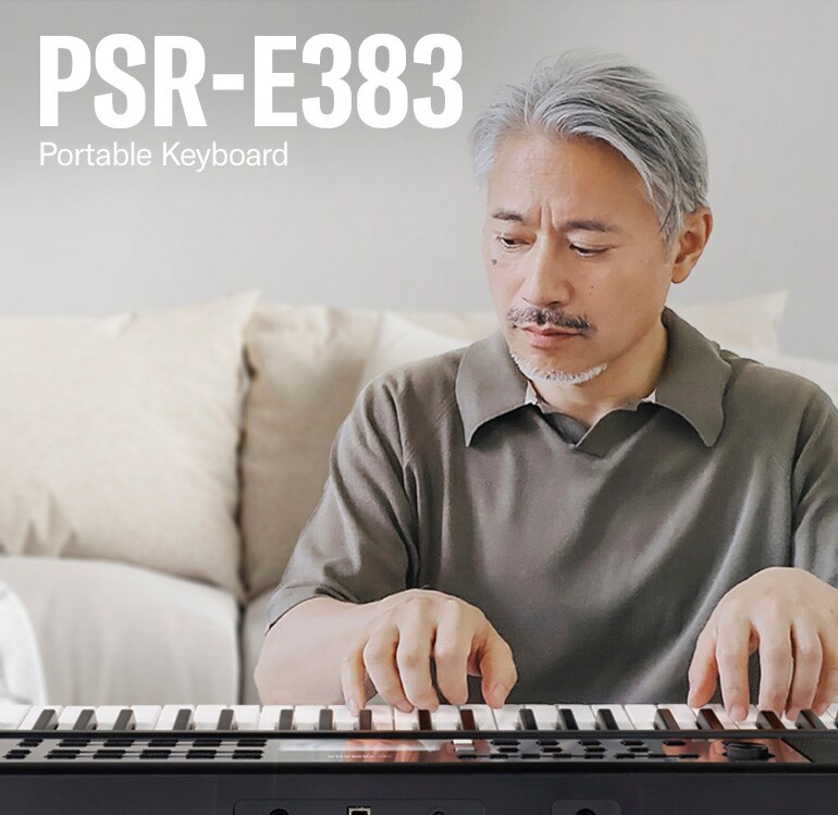 PSR-E383 - Overview - Portable Keyboards - Products - Keyboard
