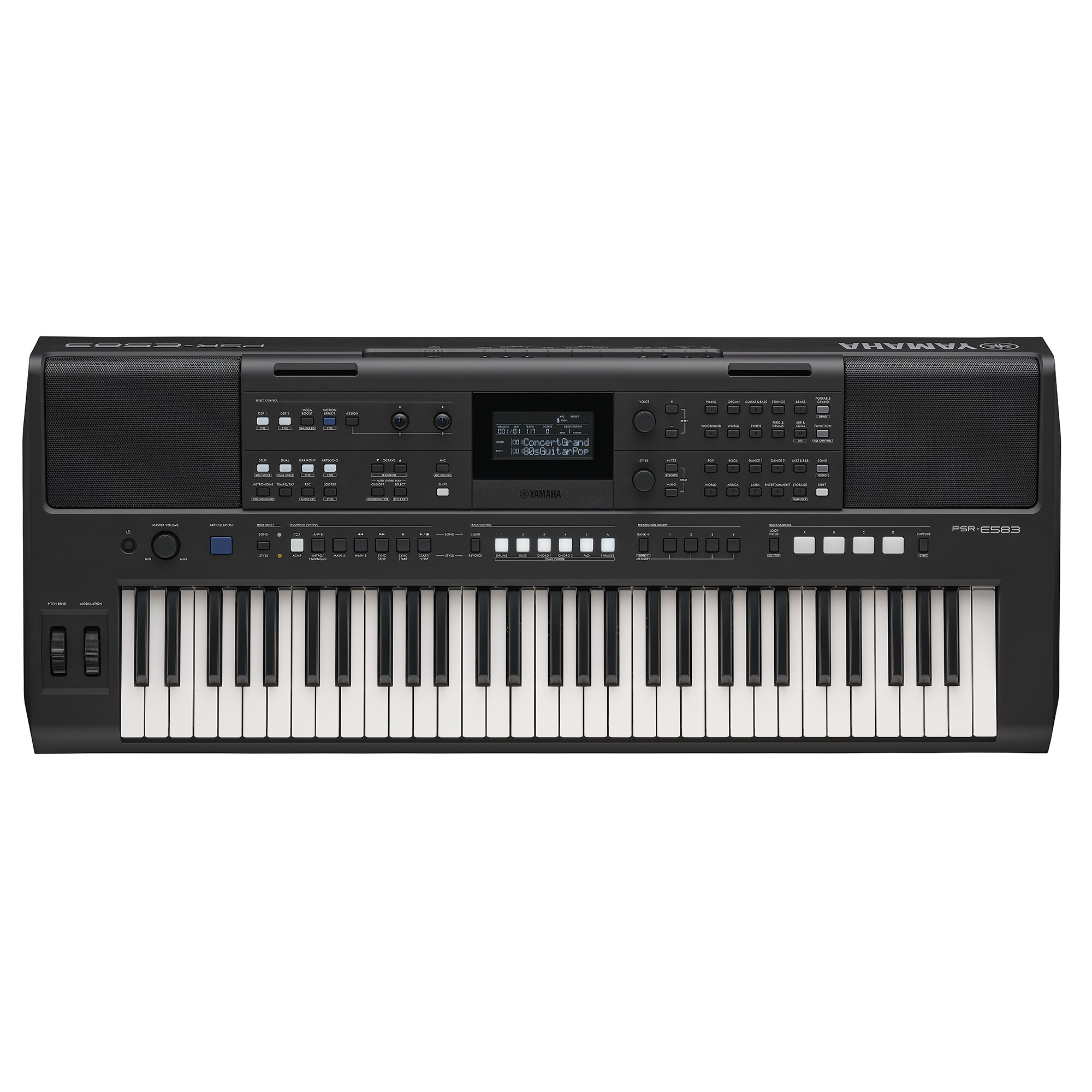 PSR-E583 - Overview - Portable Keyboards - Products - Keyboard