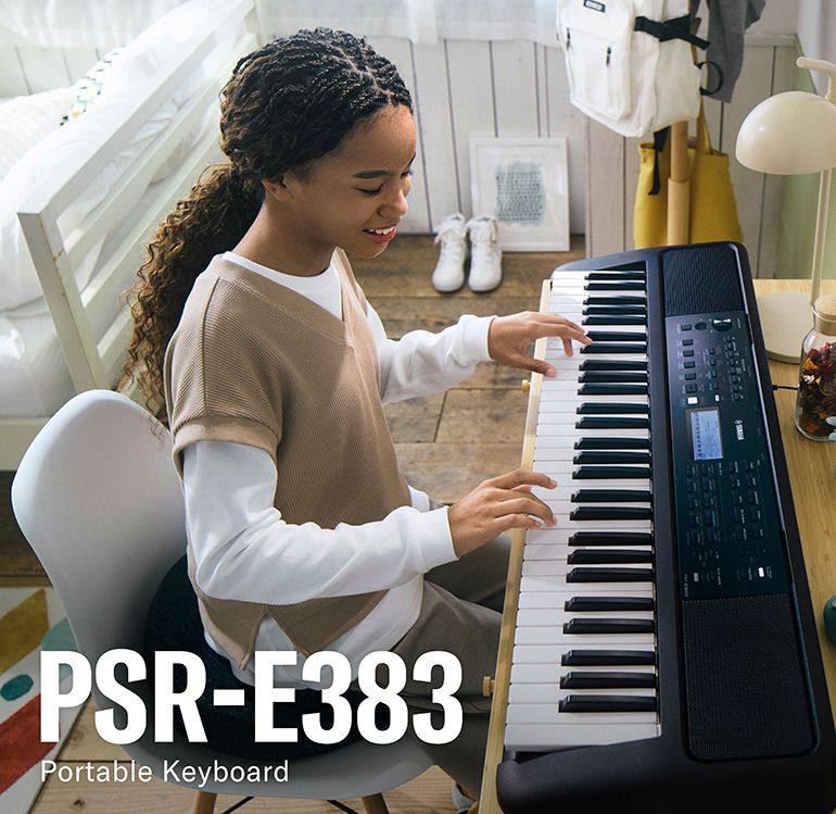 PSR-E383 - Overview - Portable Keyboards - Keyboard