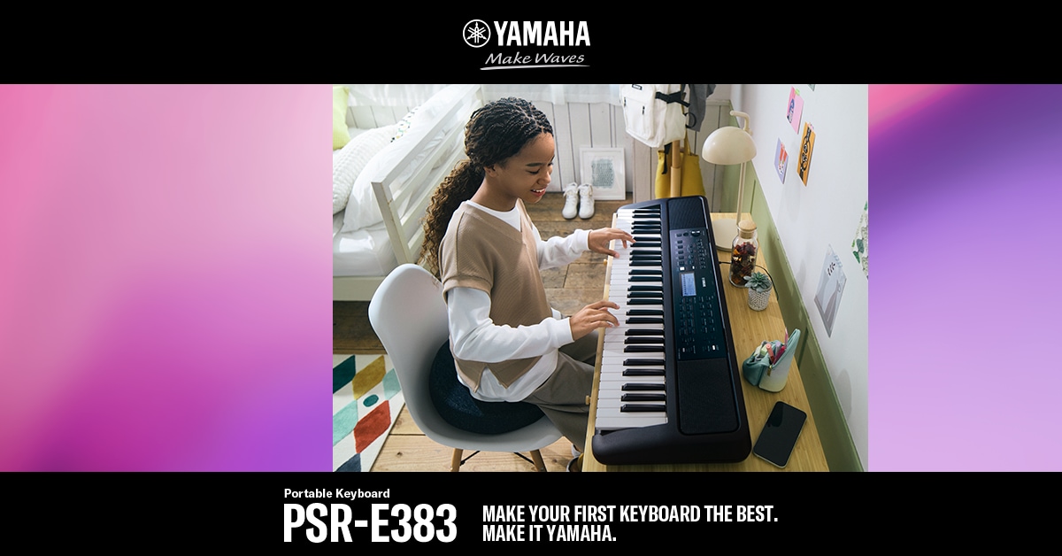 PSR-E383 - Downloads - Portable Keyboards - Keyboard ...