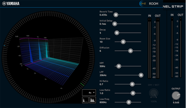 Yamaha dspMixFx: REV-X reverb
