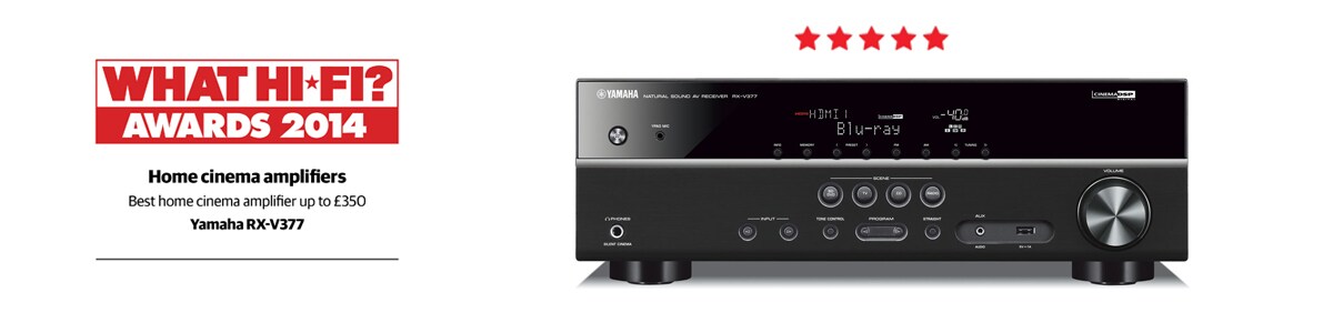 RX-V377 - Overview - AV Receivers - Products - Home Audio - Yamaha