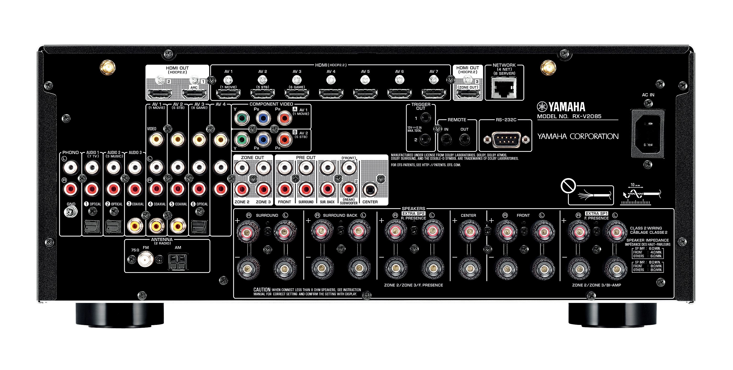 RX-V2085 - Overview - AV Receivers - Audio & Visual - Products - Yamaha ...