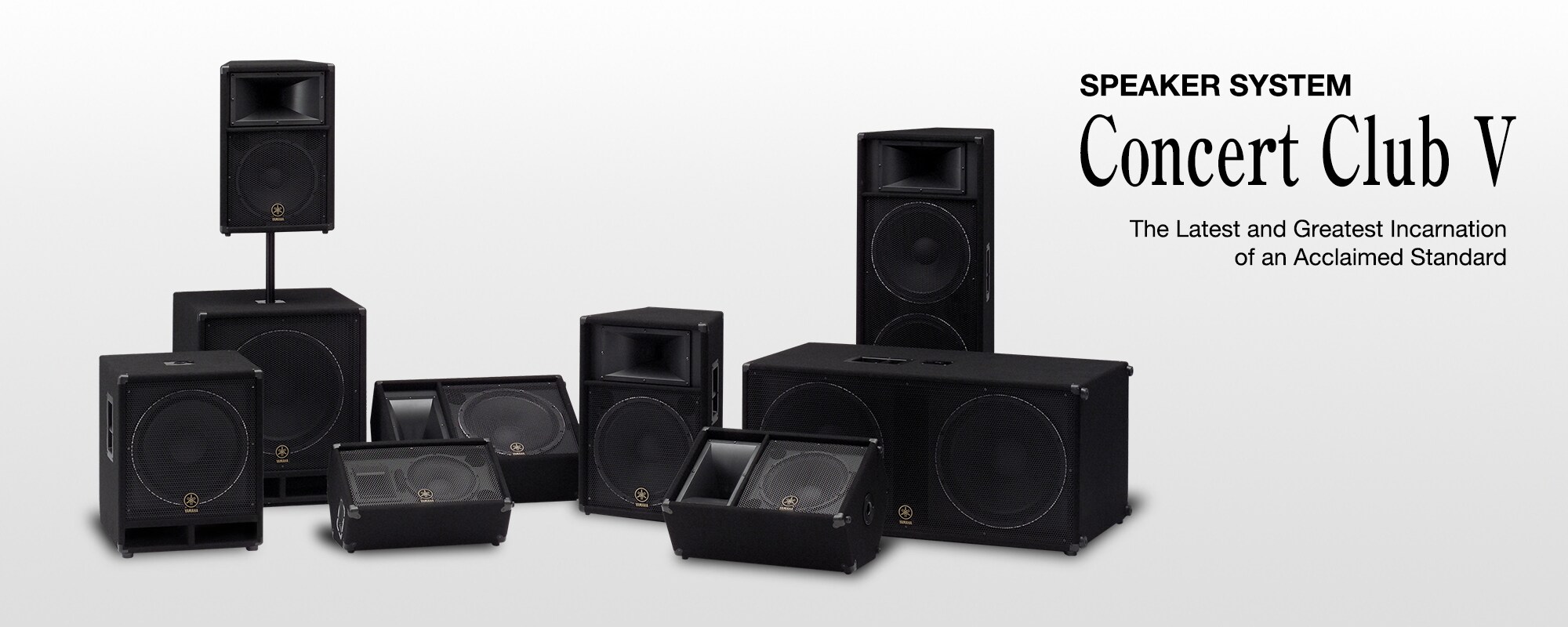 ヤマハ YAMAHA Concert Club V Series SM10V (1本) o7r6kf1 Concert Club V Series - Overview - Speakers - Products - Audio