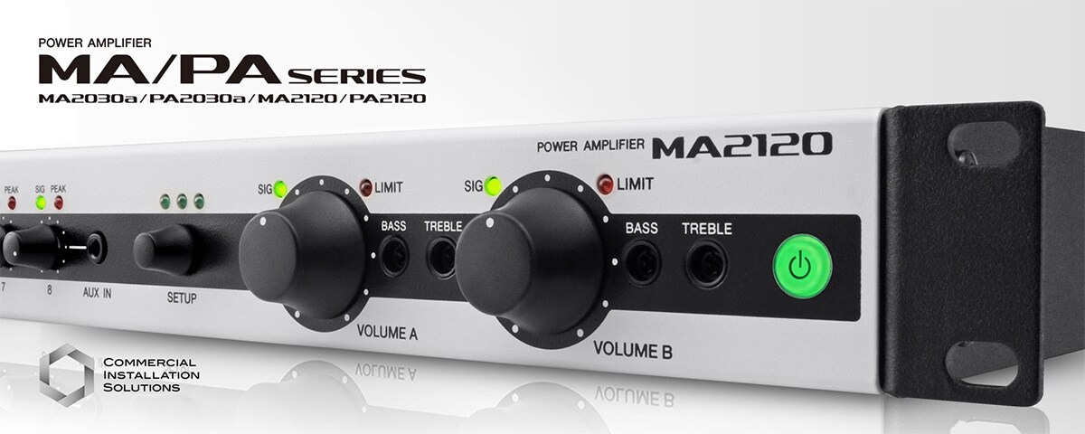 アンプ YAMAHA MA2120 power amplifier YAMAHAのパワーアンプ、MA2120のご紹介です。