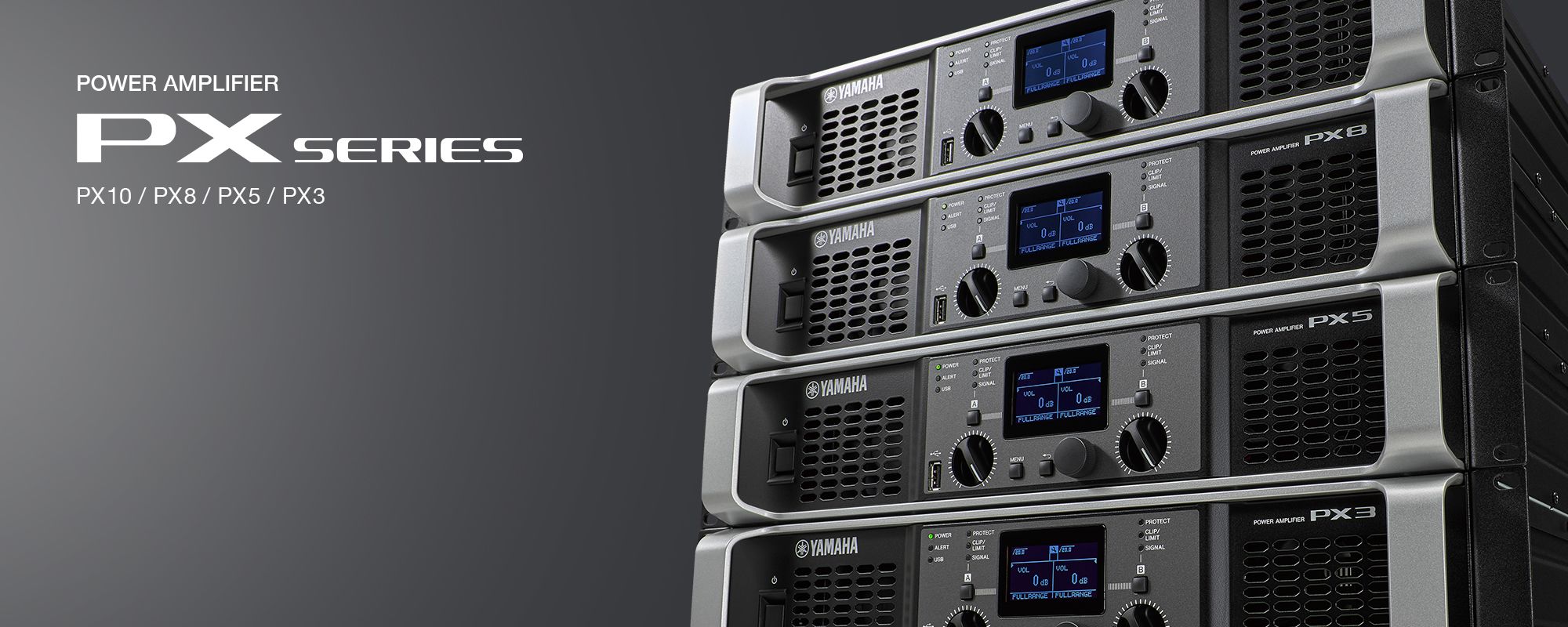 PX Series - Overview - Power Amplifiers - Professional Audio