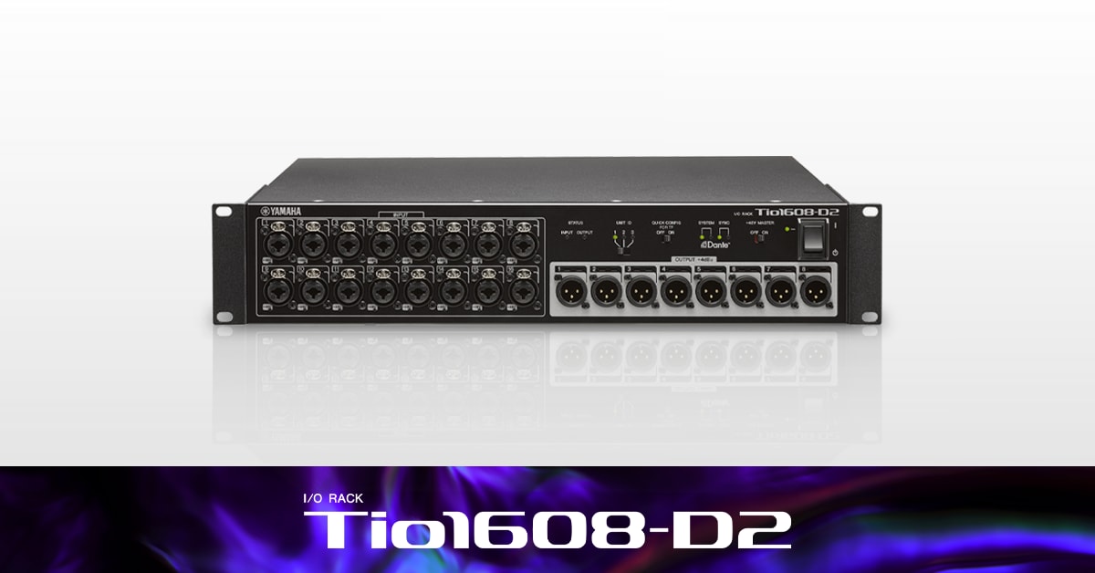 Tio1608-D2 - Overview - Interfaces - Professional Audio - Products 