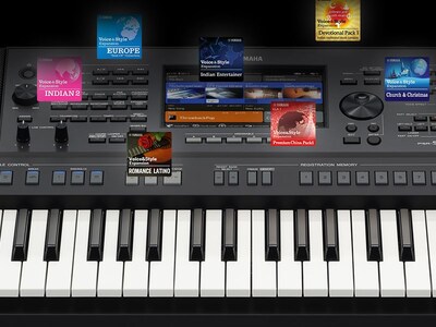 Yamaha Arranger Workstation PSR-SX920 and Expansion Content icons