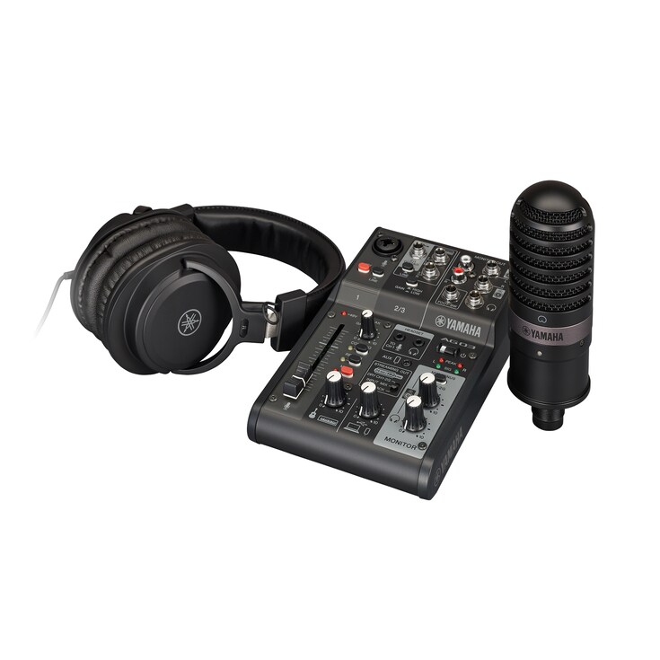 Yamaha Live Streaming Pack AG03MK2 LSPK Black