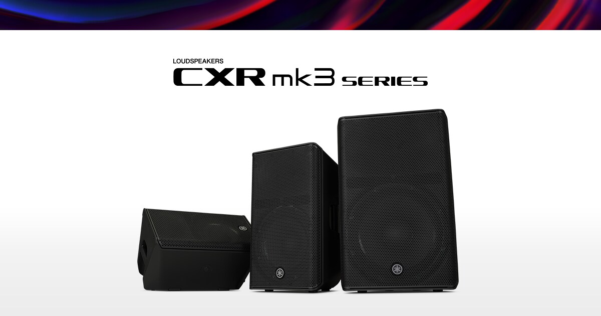 CXR mk3 Series - Specs - Speakers - Products - Portable PA
