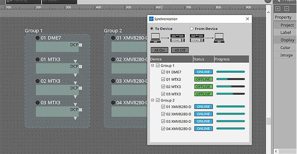 Yamaha ProVisionaire Design: Device Grouping Enhances Setup and Operation Efficiency