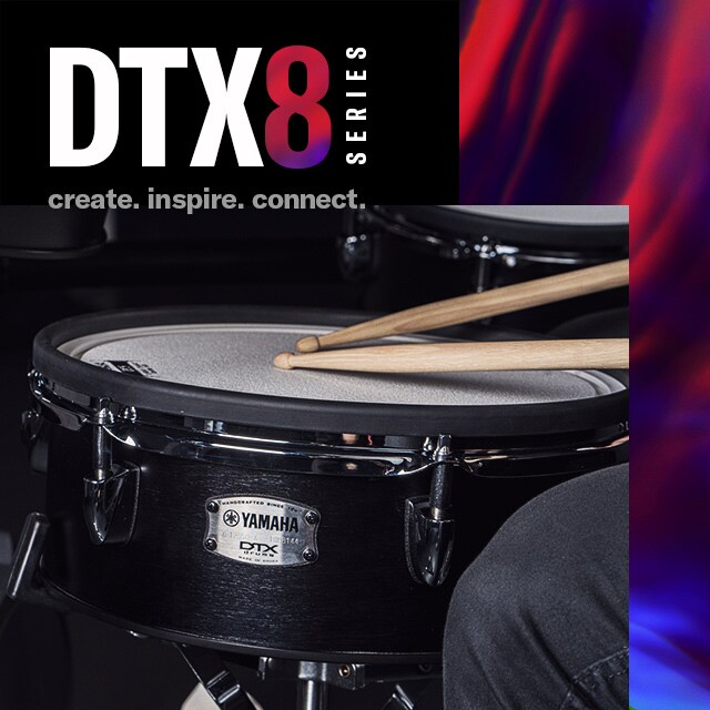 DTX8 Series - Overview - Electronic Drum Kits - Products - Drums