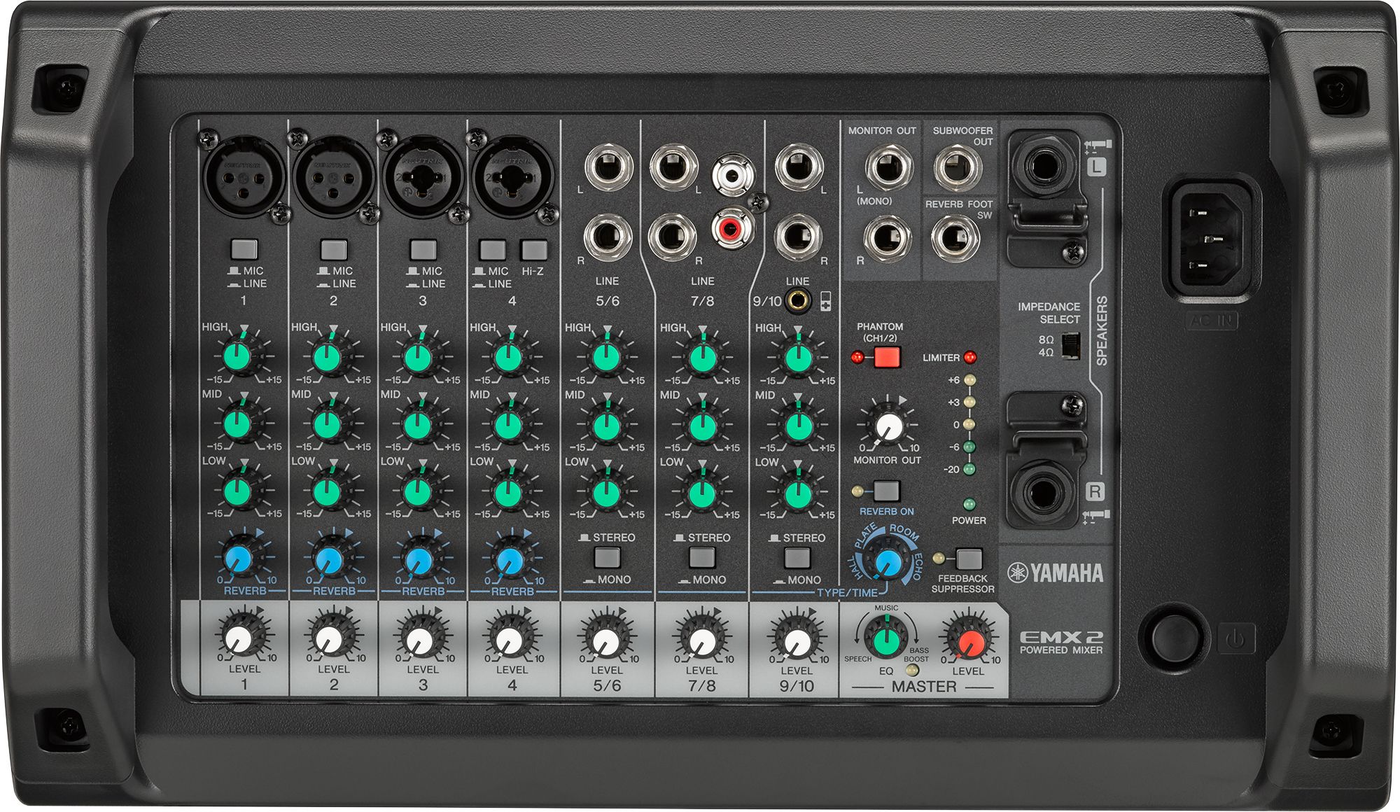 EMX2 - Overview - Mixers - Professional Audio - Products - Yamaha