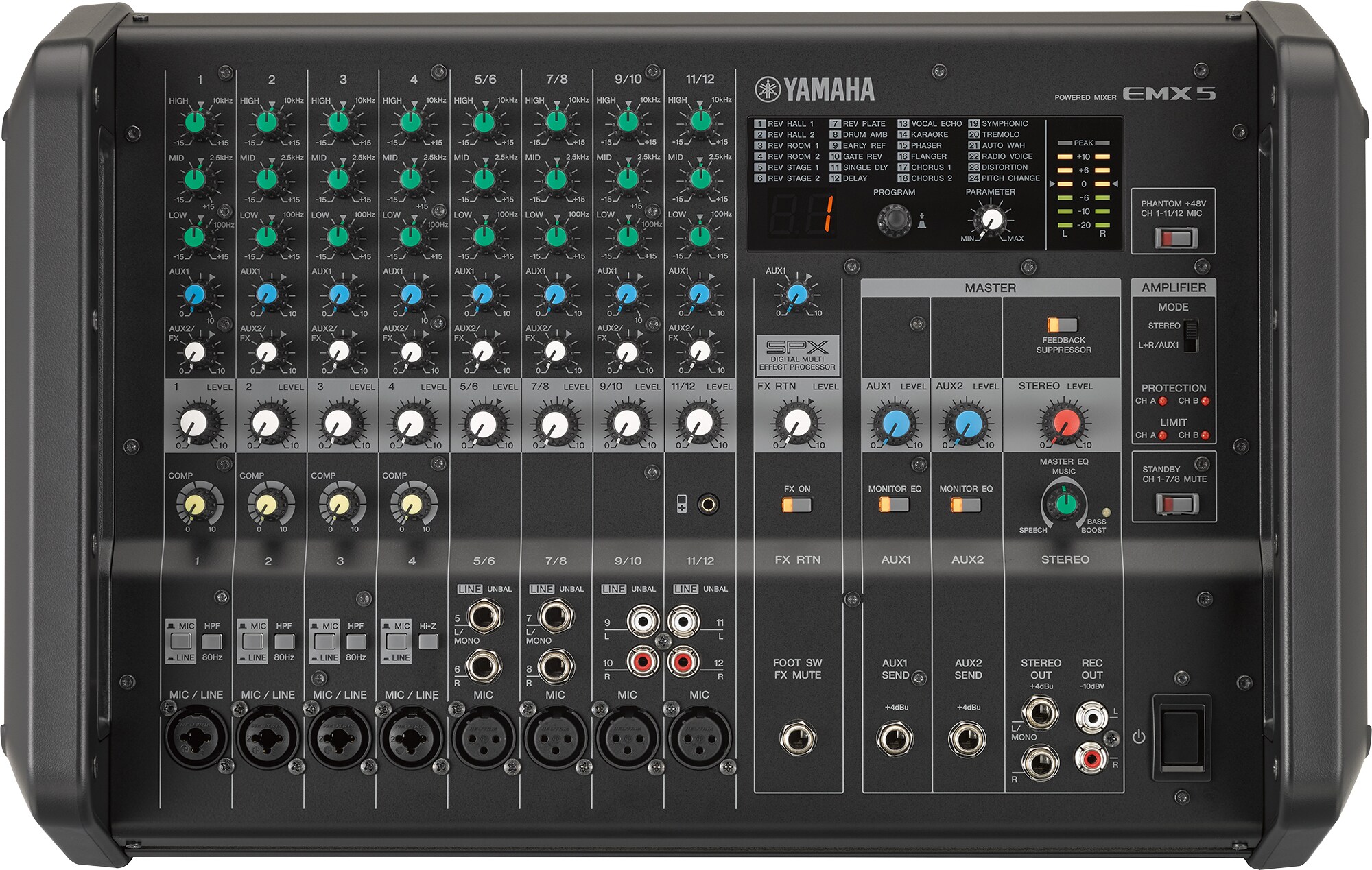 EMX7/EMX5 - Overview - Mixers - Products - Audio - Yamaha