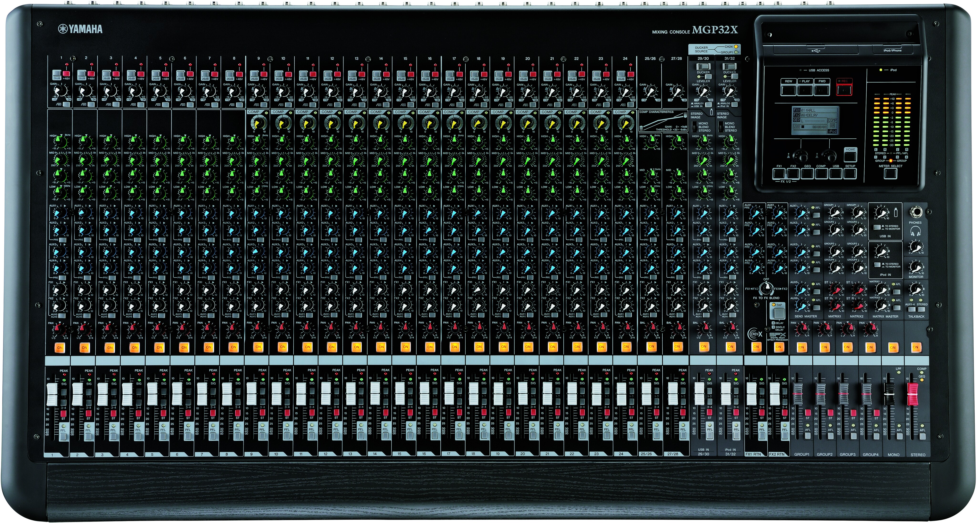 MGP Series - Specs - Mixers - Products - Audio - Yamaha - Business