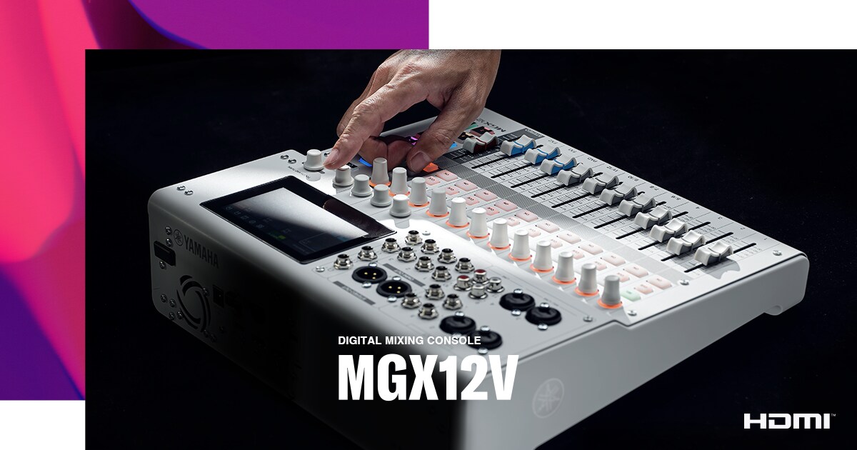 MGX12V - Overview - MGX Series - Mixers - Products - Portable PA
