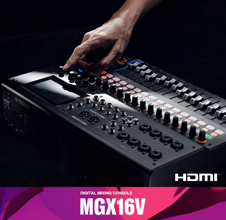 MGX16V - Overview - MGX Series - Mixers - Products - Portable PA