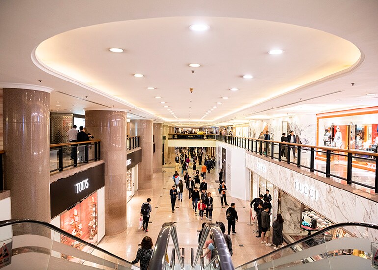 Shopping mall image