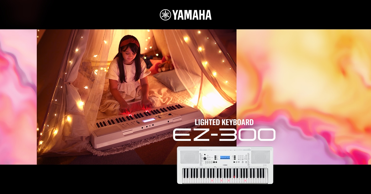 ヤマハEZ300 Yamaha EZ300 61-Key Portable Keyboard with Lighted Keys
