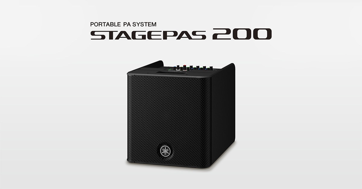 Perform Anywhere With The Smart, Compact Yamaha STAGEPAS 200