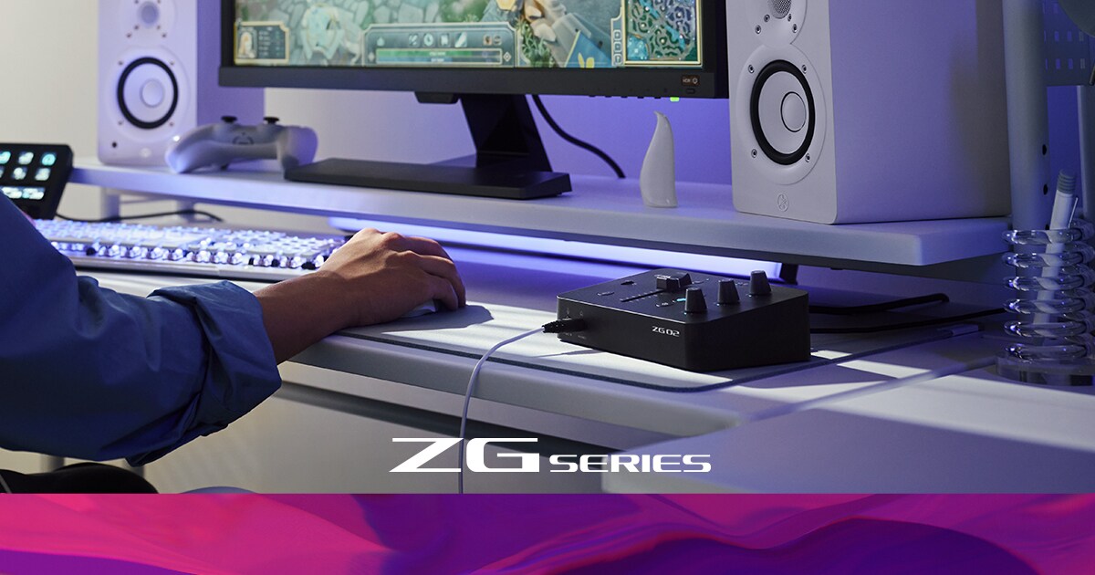 ZG Series - Overview - Mixers - Products - Streaming & Gaming